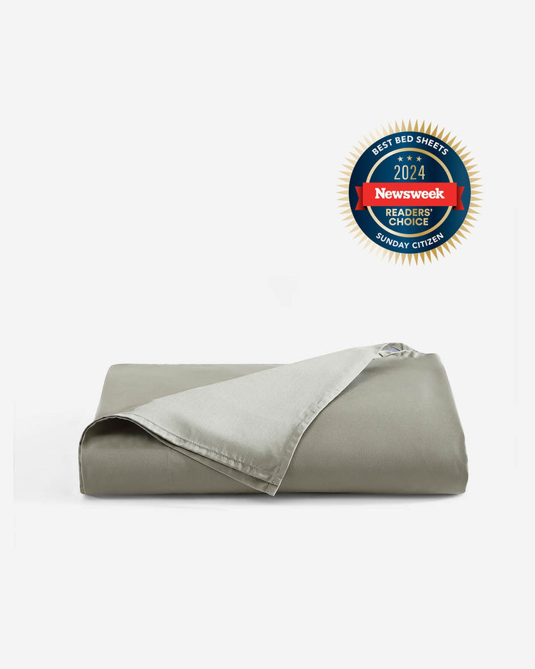 Bamboo Viscose Flat Top Sheet – sheets, in moon | Roost & Roam