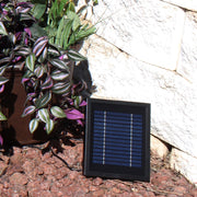 Twisted Pedestal Solar Ball Fountain