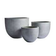 Egg-Shape Fiberglass Tub Planter