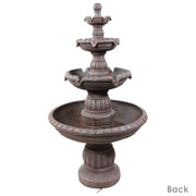 Four-Tier Faux Stone Outdoor Fountain