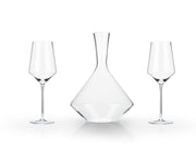 Angled Crystal Bordeaux Decanter Set