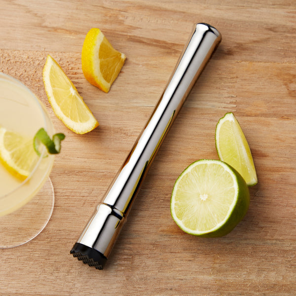 Polished Stainless Steel Cocktail Muddler