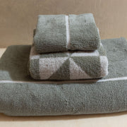 Striped Cotton Bath Towel Set
