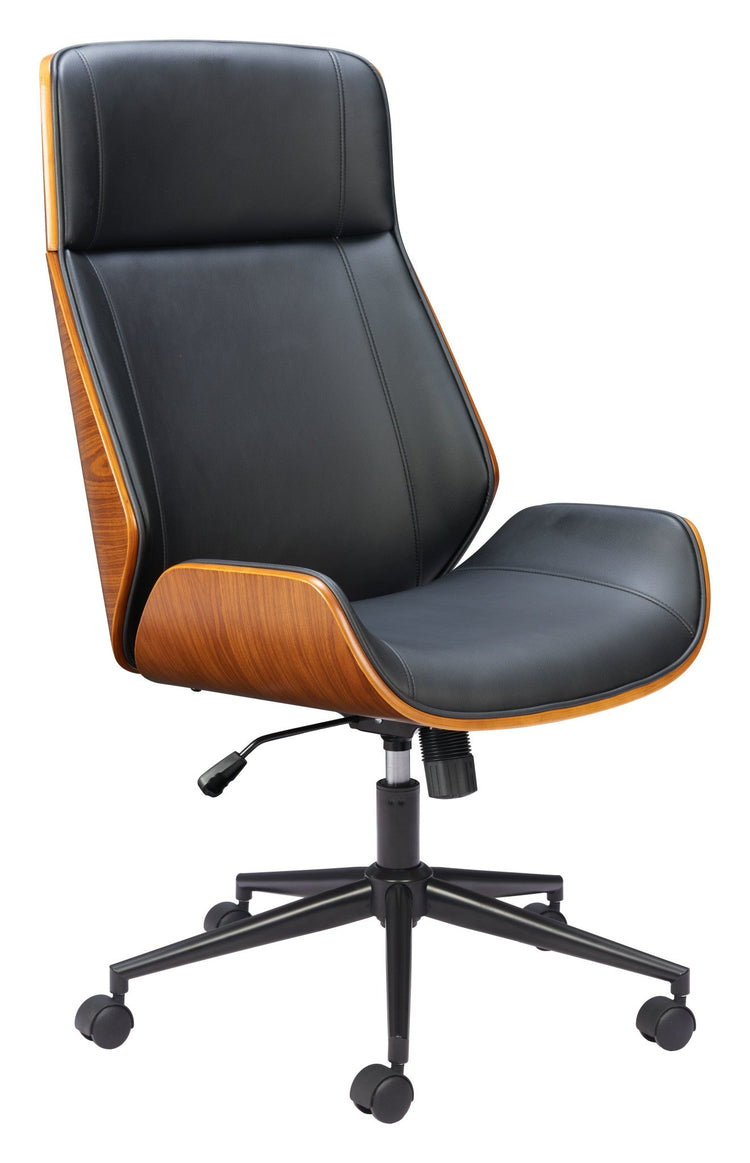 Faux Leather High Back Office Chair