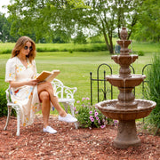 Four-Tier Pineapple Garden Fountain