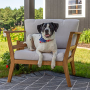 Acacia Wood Outdoor Club Armchair