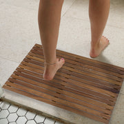 Slatted Teak Wood Bath Mat