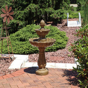 Two-Tier Resin Outdoor Fountain