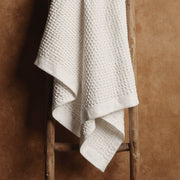 Waffle-Weave Cotton Bath Towel Set