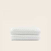 Waffle-Weave Cotton Bath Towel Set