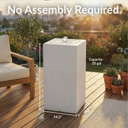 Polystone Outdoor Bubble Fountain
