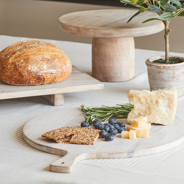 Mango Wood Handmade Serving Pedestal