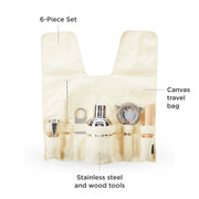 Stainless Steel Travel Barware Set