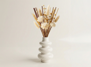 Stacked Bubble Gypsum Vase Reed Diffuser Set