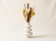 Stacked Bubble Gypsum Vase Reed Diffuser Set