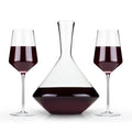 Angled Crystal Bordeaux Decanter Set