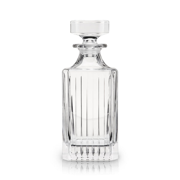 Ribbed Crystal Spirits Decanter