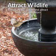 Two-Tier Polyresin Outdoor Fountain