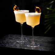 Angled Crystal Cocktail Glass Set