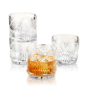 Art Deco Arch Crystal Tumbler Set