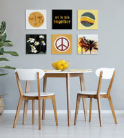 Retro Bohemian Acrylic Wall Art Set